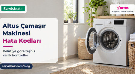 Güncel Altus Çamaşır Makinesi Hata Kodları