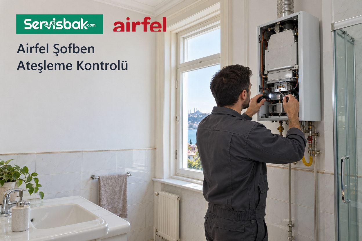 Airfel şofben ateşleme kontrolü - Servisbak.com