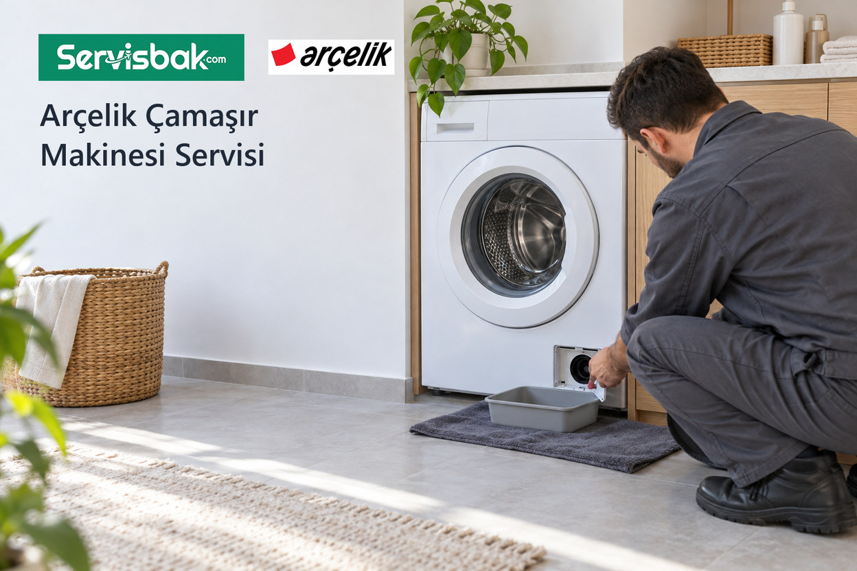 Arçelik Çamaşır Makinesi Servisi - Servisbak.com