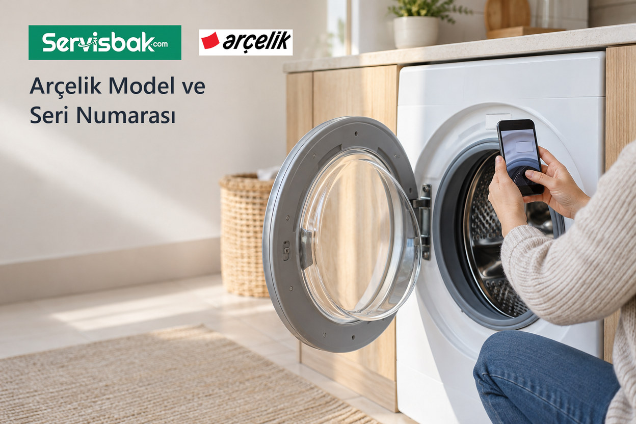 Arçelik Model ve Seri Numarası - Servisbak.com