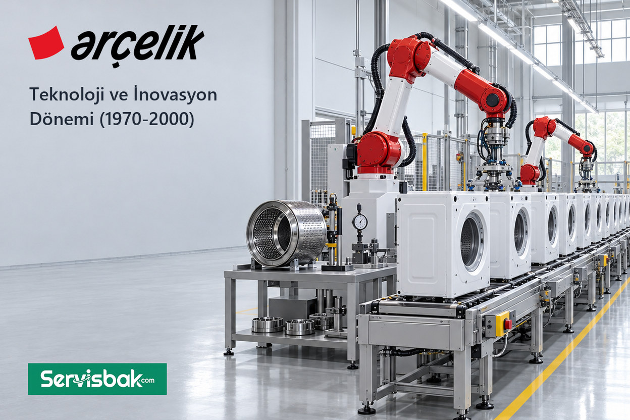 Arçelik teknoloji ve inovasyon dönemi (1970-2000) - Servisbak.com