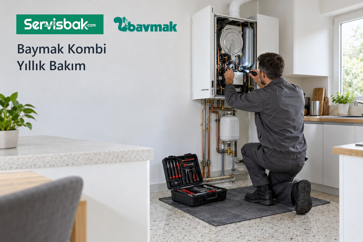 Baymak kombi yıllık bakım - Servisbak.com