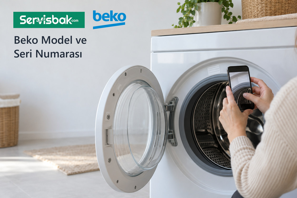 Beko Model ve Seri Numarası - Servisbak.com