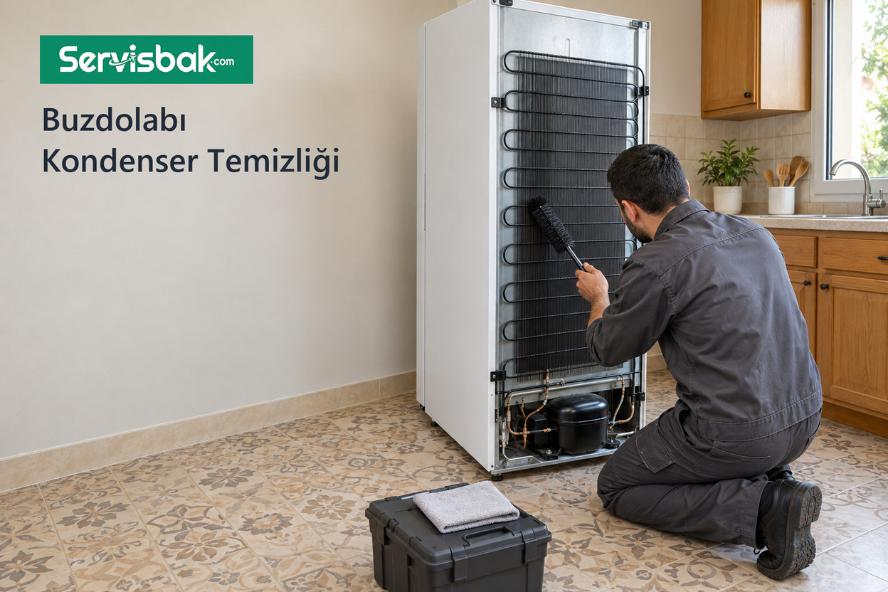 Buzdolabı kondenser temizliği - Servisbak.com