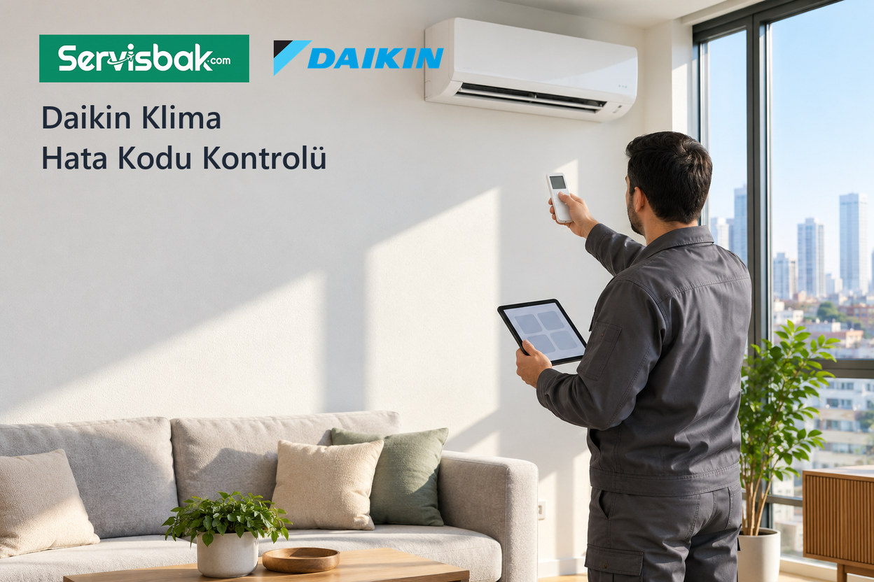 Daikin klima hata kodu kontrolü - Servisbak.com