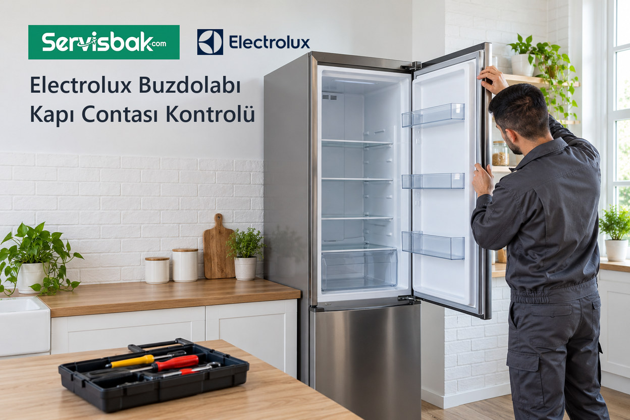 Electrolux buzdolabı kapı contası kontrolü - Servisbak.com
