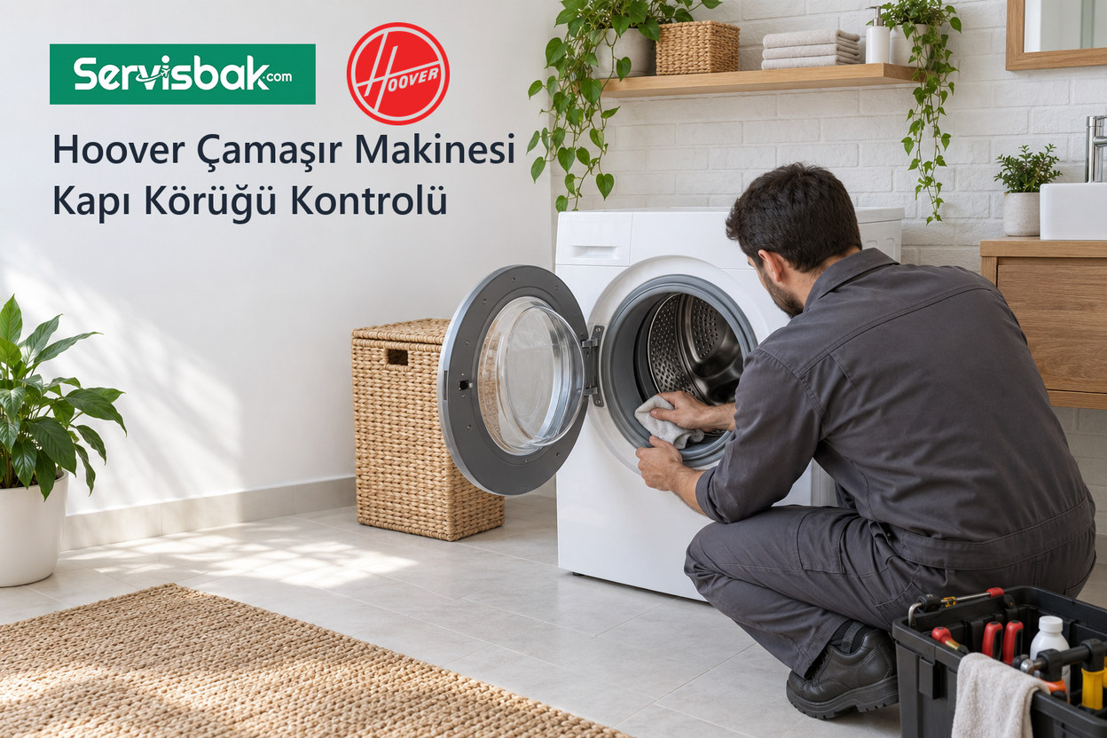 Hoover çamaşır makinesi kapı körüğü kontrolü - Servisbak.com