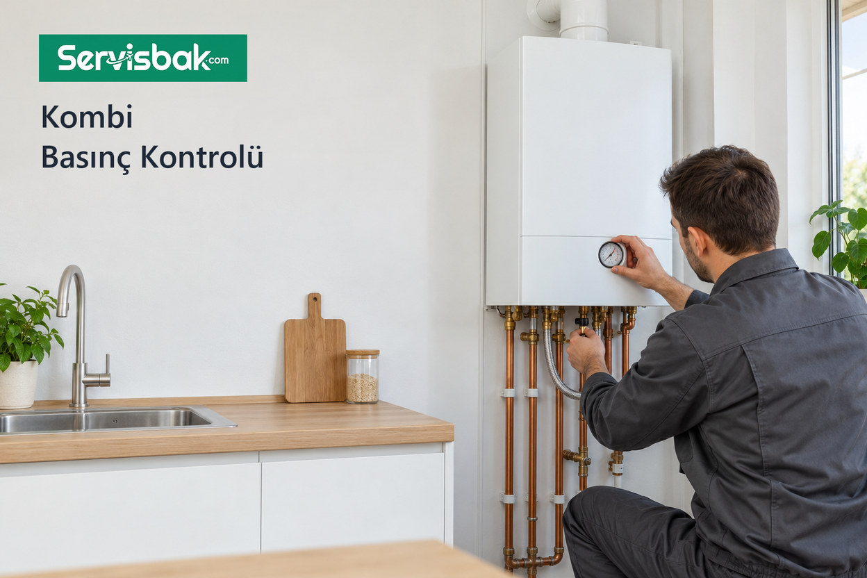 Kombi basınç kontrolü - Servisbak.com