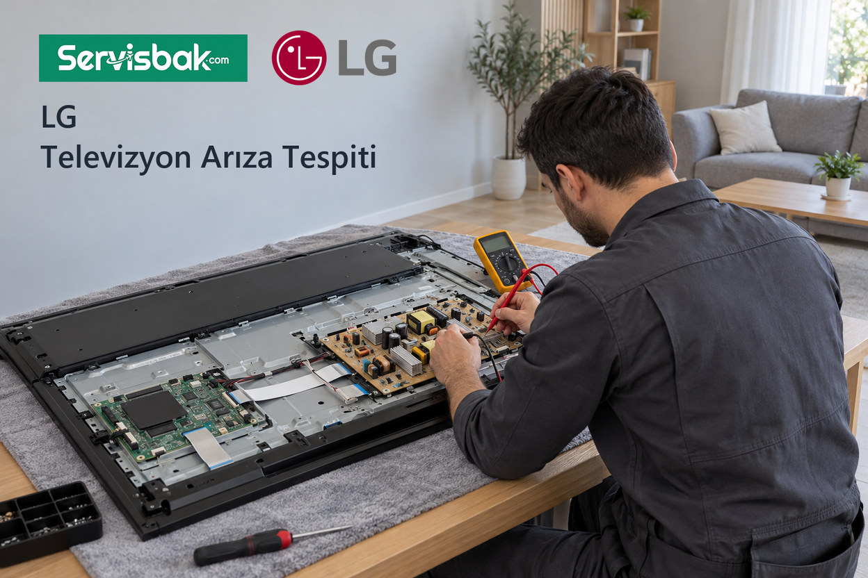 LG televizyon arıza tespiti - Servisbak.com
