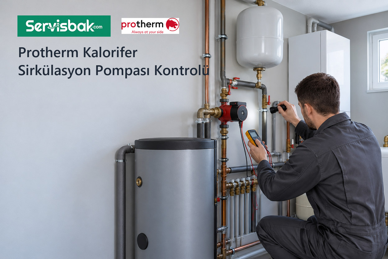 Protherm kalorifer sirkülasyon pompası kontrolü - Servisbak.com