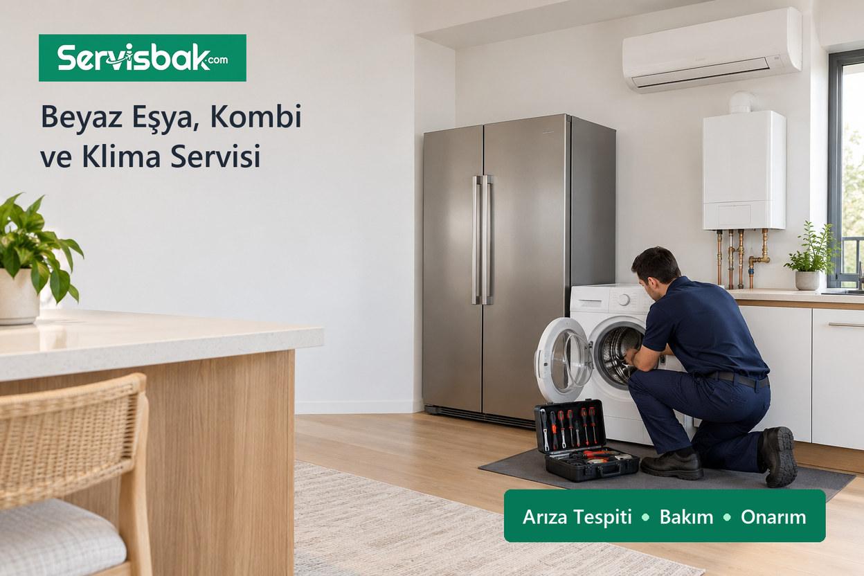 Servisbak beyaz eşya, kombi ve klima servisi - Servisbak.com