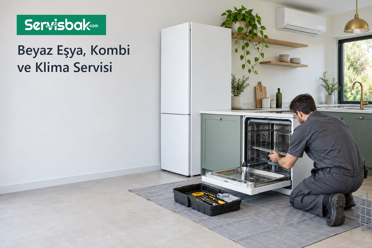 Beyaz eşya, kombi ve klima servisi - Servisbak.com