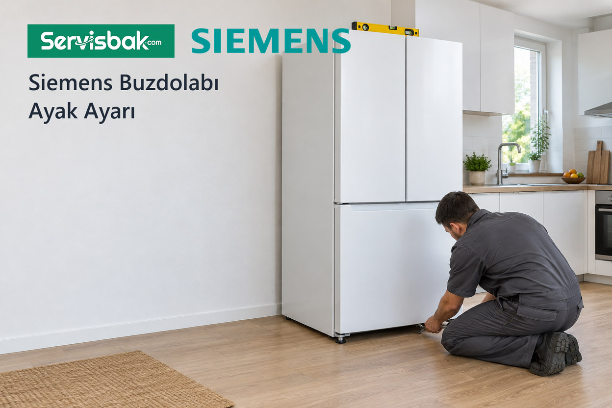 Siemens buzdolabı ayak ayarı - Servisbak.com
