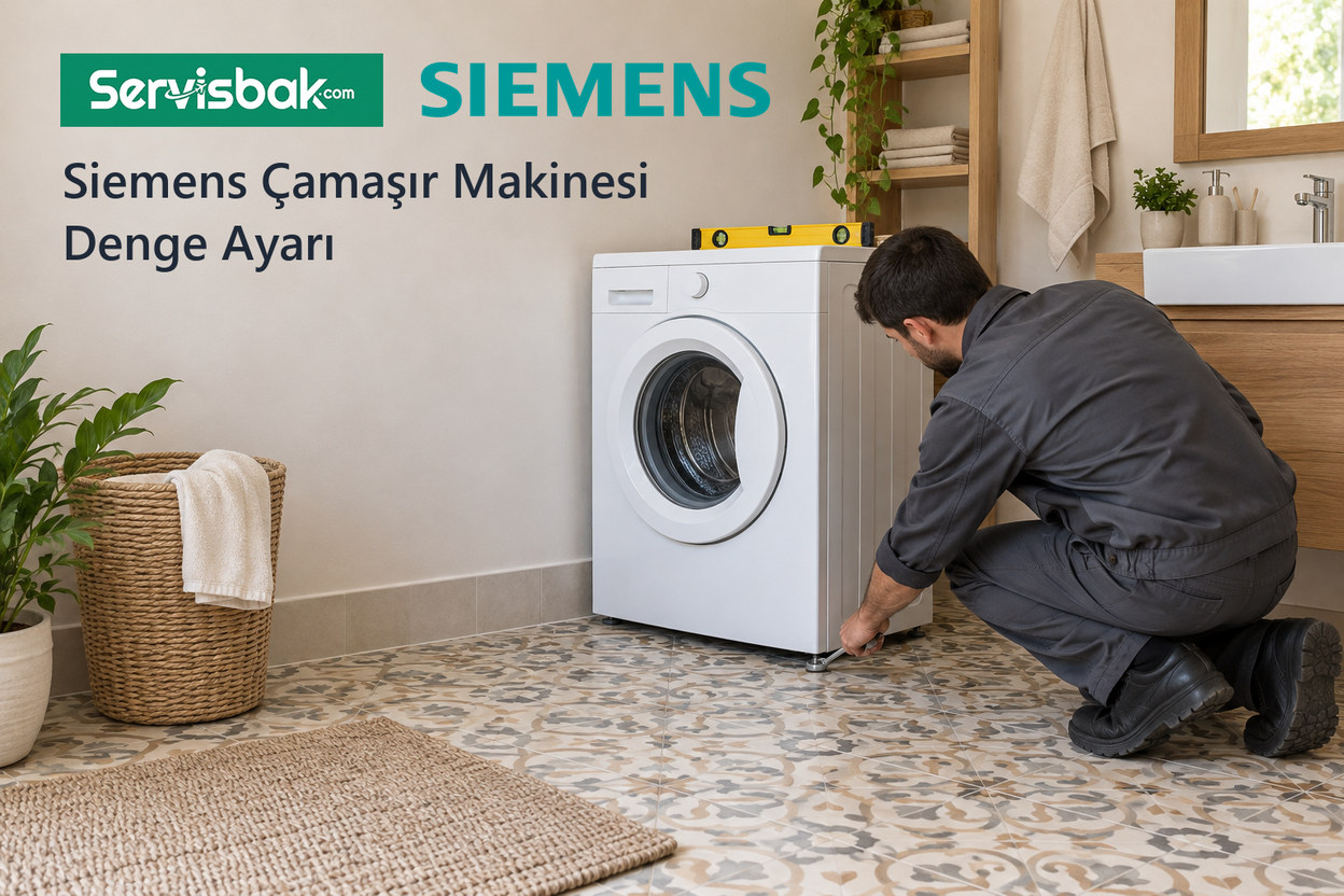 Siemens çamaşır makinesi denge ayarı - Servisbak.com