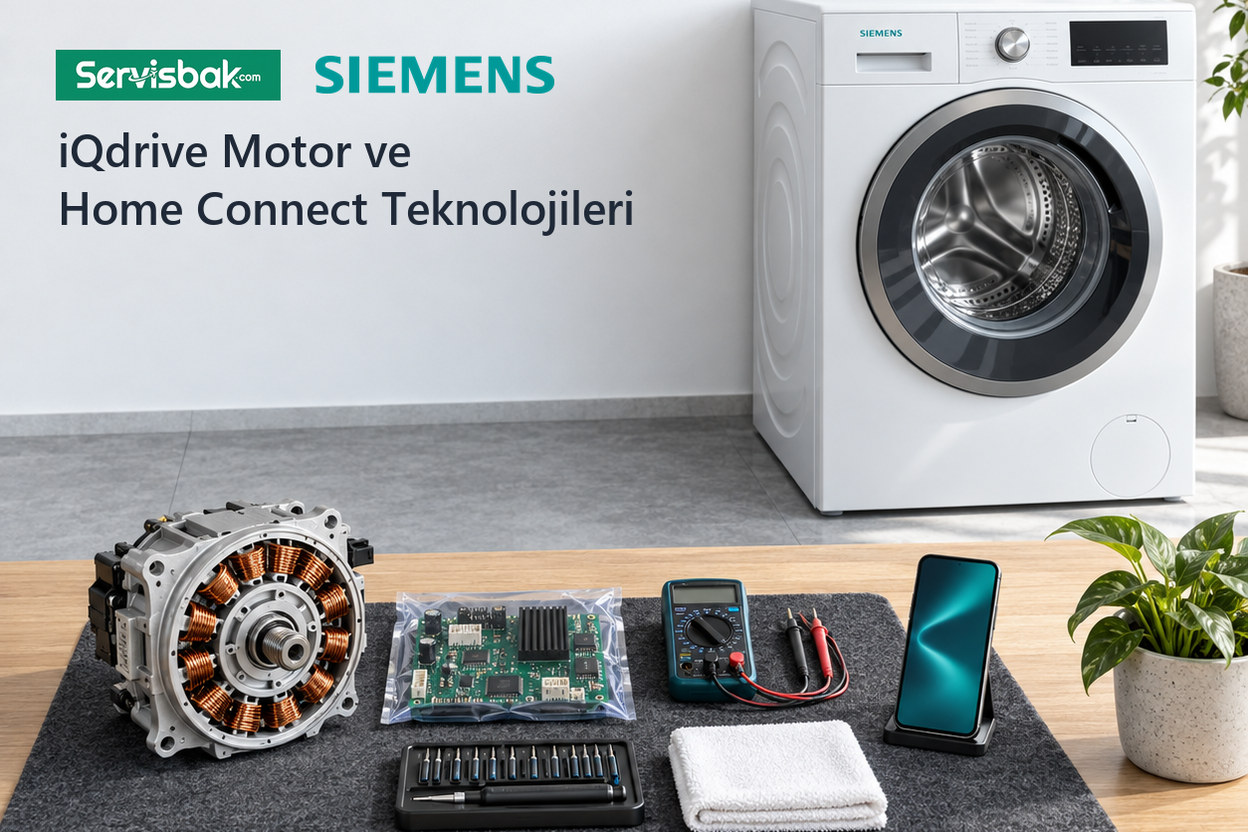 Siemens iQdrive motor ve Home Connect teknolojileri - Servisbak.com