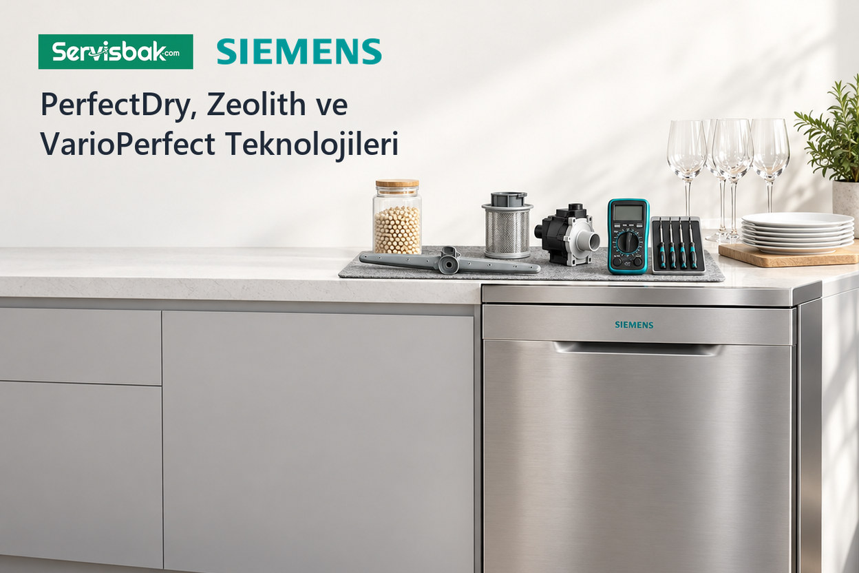 Siemens PerfectDry, Zeolith ve VarioPerfect teknolojileri - Servisbak.com