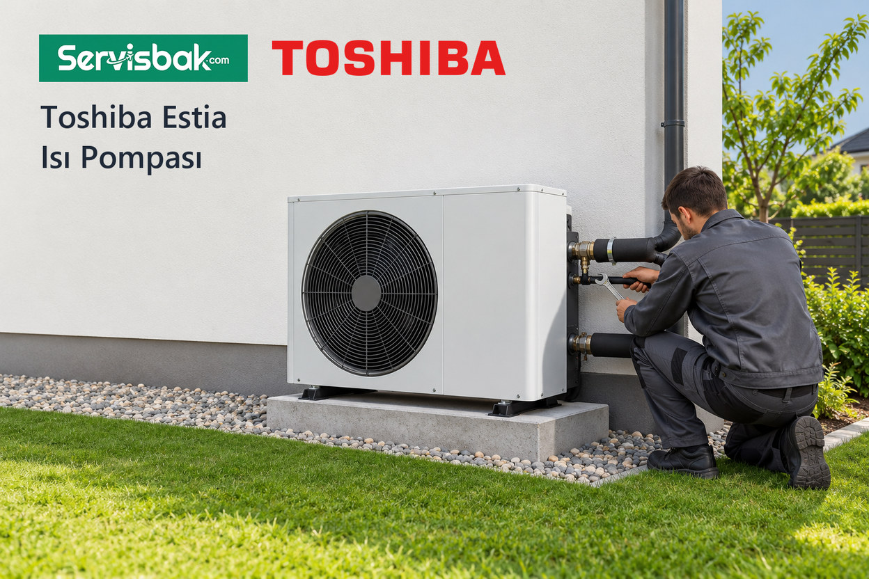 Toshiba Estia ısı pompası kontrolü - Servisbak.com