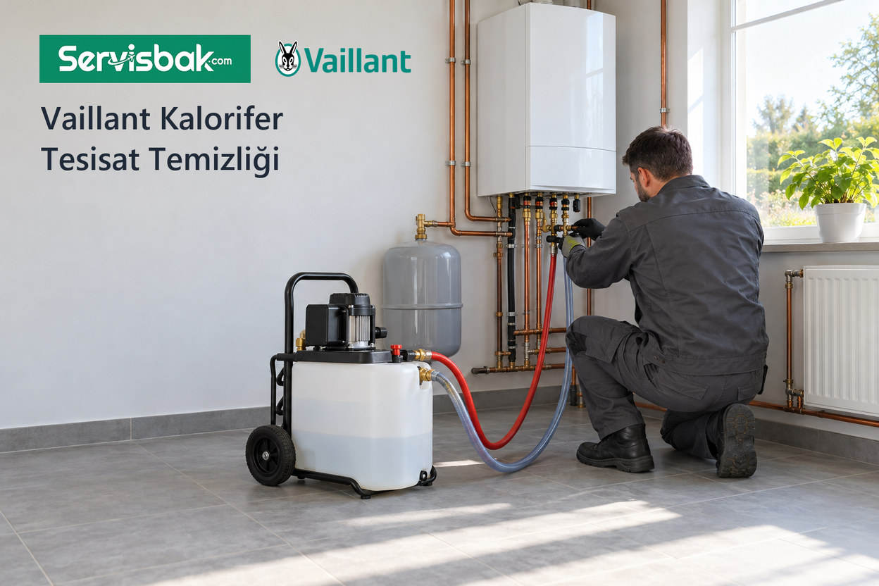 Vaillant kalorifer tesisat temizliği - Servisbak.com