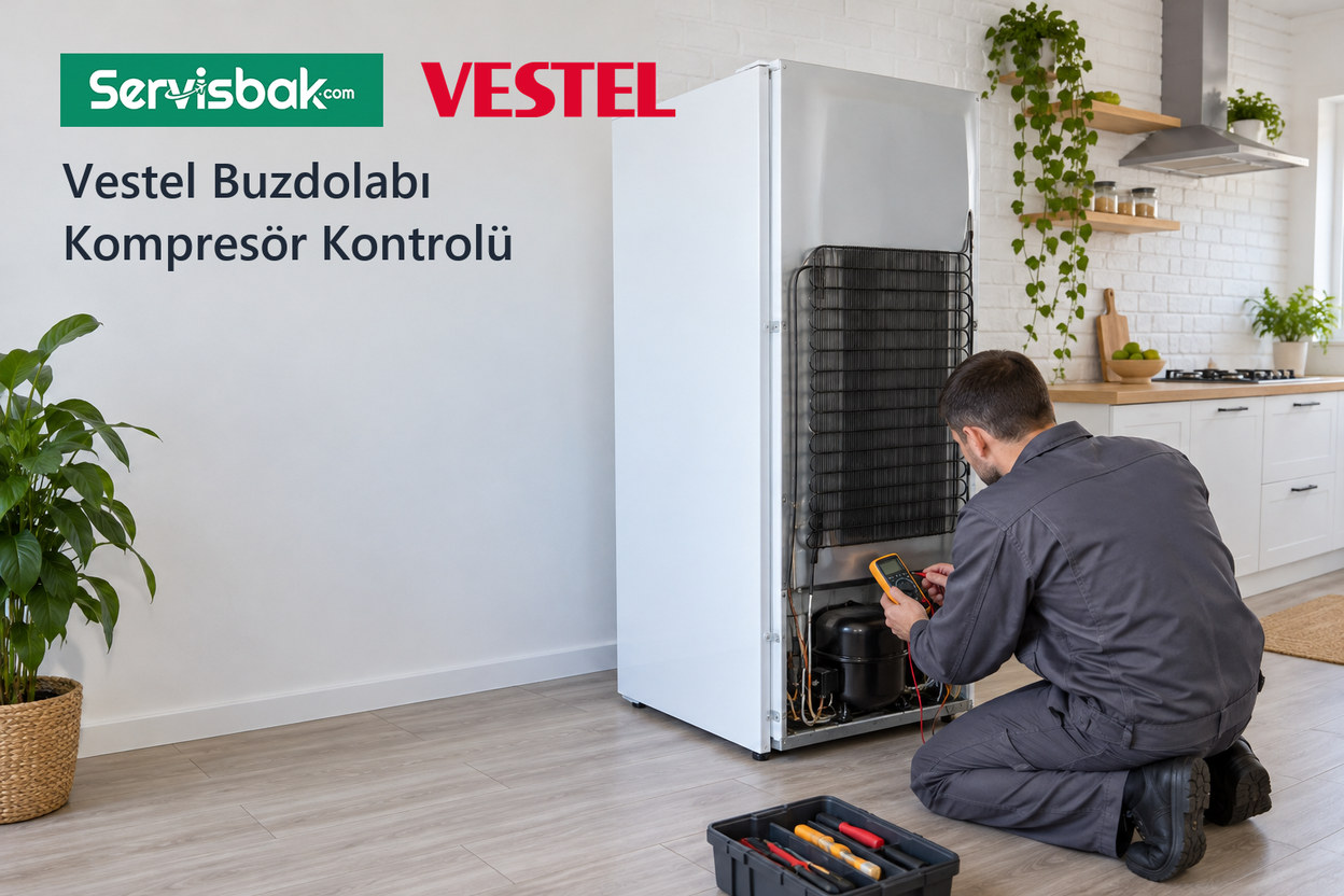 Vestel buzdolabı kompresör kontrolü - Servisbak.com