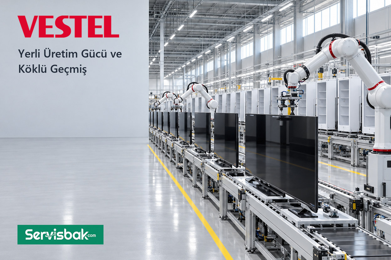 Vestel yerli üretim gücü ve köklü geçmiş - Servisbak.com