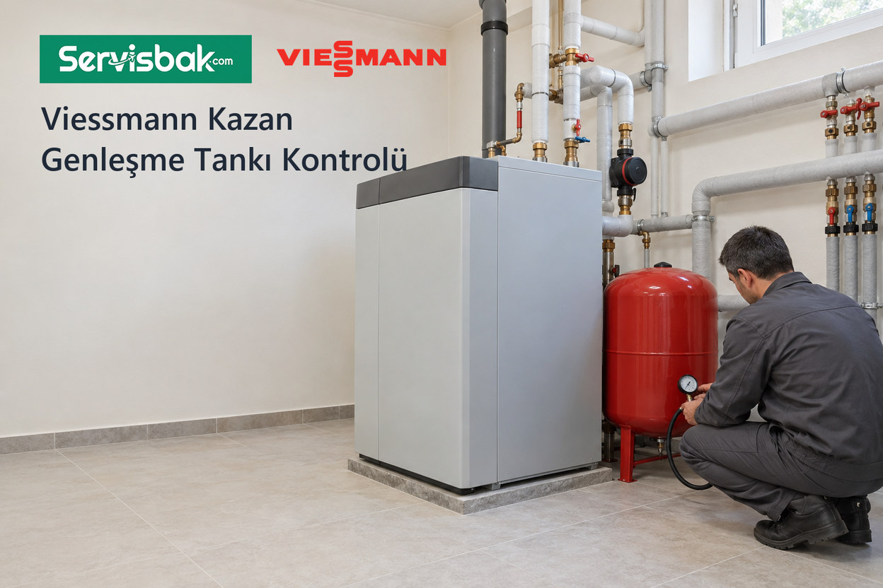 Viessmann kazan genleşme tankı kontrolü - Servisbak.com