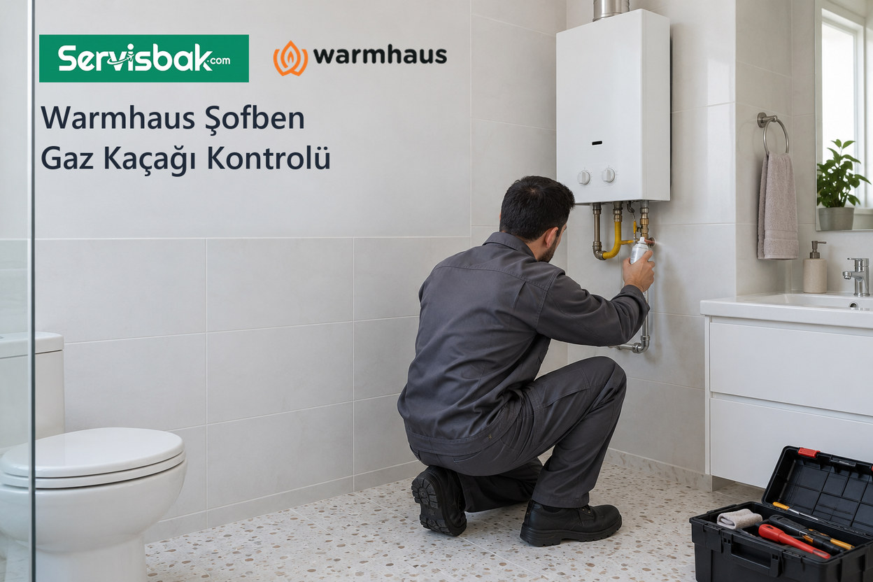Warmhaus şofben gaz kaçağı kontrolü - Servisbak.com